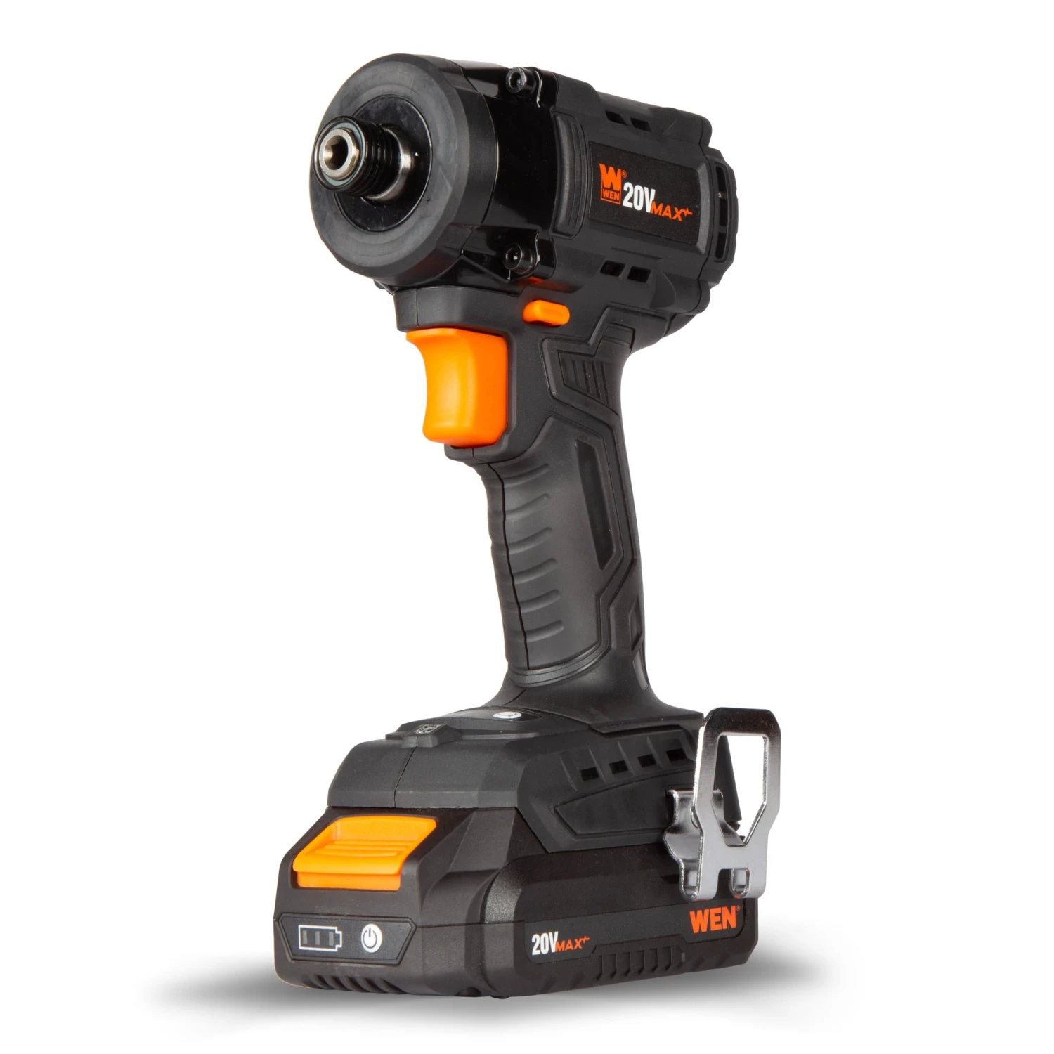 WEN 20136 20V MAX Lithium-Ion 1/4-Inch Brushless Cordless Compact Impact Driver With 2.0 Ah Battery And Charger(Wen 20136 20v Max Lithium Ion 1 4 Inch Brushless Cordless Compact Impact Driver With 2 0 Ah Battery And Charger) 1 WEN 20136 20V MAX Lithium-Ion 1/4-Inch Brushless Cordless Compact Impact Driver With 2.0 Ah Battery And Charger(Wen 20136 20v Max Lithium Ion 1 4 Inch Brushless Cordless Compact Impact Driver With 2 0 Ah Battery And Charger)