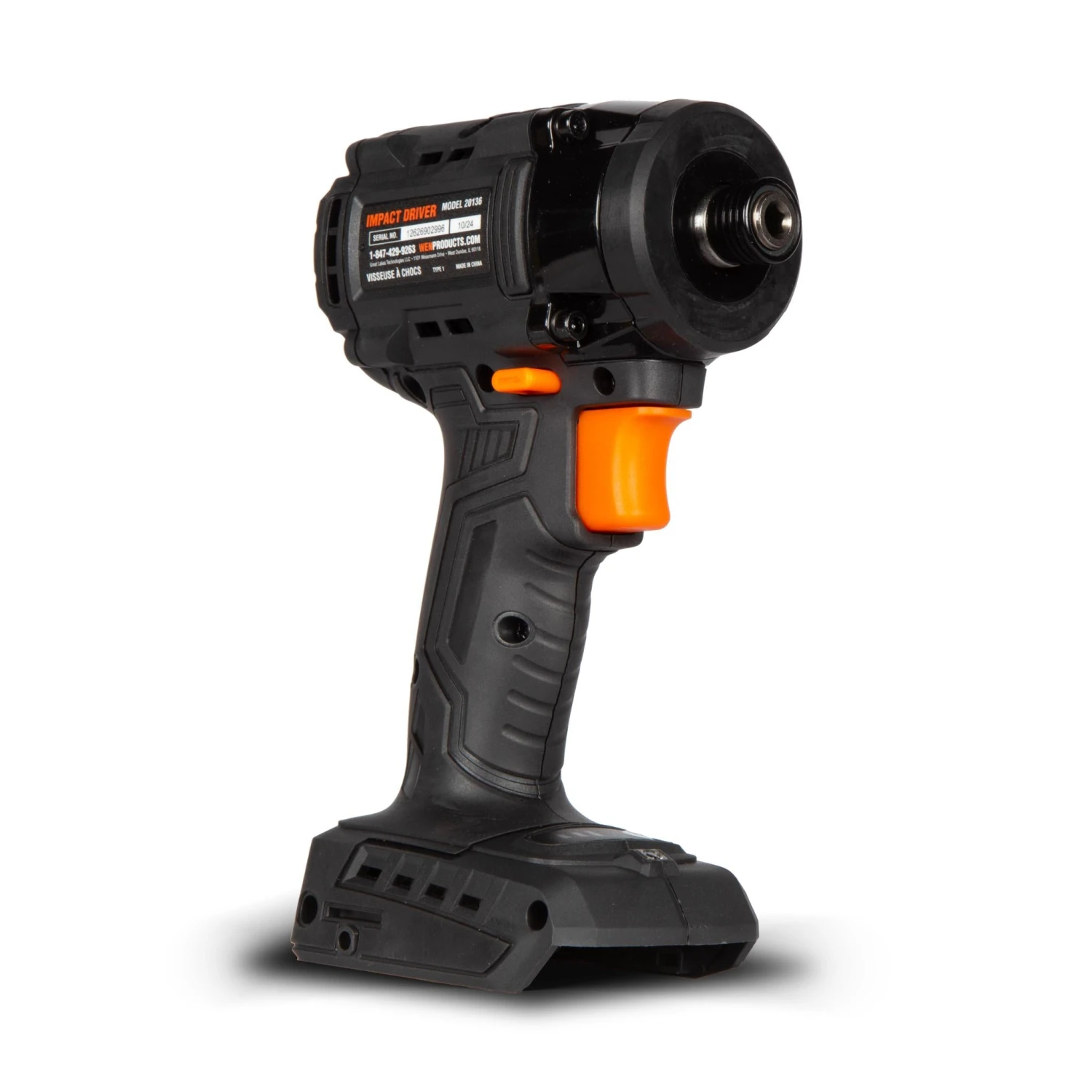 WEN 20136 20V MAX Lithium-Ion 1/4-Inch Brushless Cordless Compact Impact Driver With 2.0 Ah Battery And Charger(Wen 20136 20v Max Lithium Ion 1 4 Inch Brushless Cordless Compact Impact Driver With 2 0 Ah Battery And Charger) 5 WEN 20136 20V MAX Lithium-Ion 1/4-Inch Brushless Cordless Compact Impact Driver With 2.0 Ah Battery And Charger(Wen 20136 20v Max Lithium Ion 1 4 Inch Brushless Cordless Compact Impact Driver With 2 0 Ah Battery And Charger) - Image 5