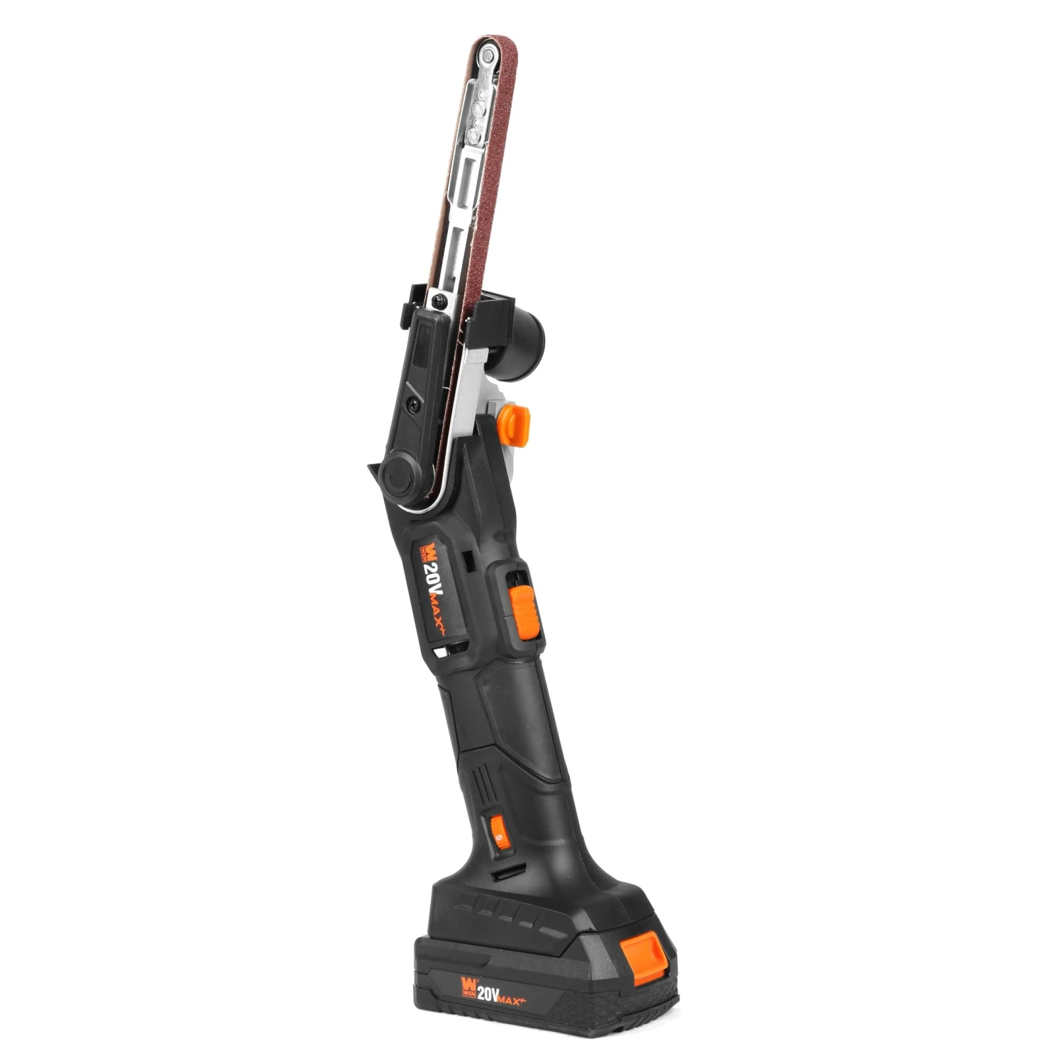 WEN 20437 20V Max Cordless Variable Speed Detailing File Sander With 2.0 Ah Lithium-Ion Battery And Charger(Wen 20437 20v Max Cordless Variable Speed Detailing File Sander With 2 Ah Lithium Ion Battery And Charger) 5 WEN 20437 20V Max Cordless Variable Speed Detailing File Sander With 2.0 Ah Lithium-Ion Battery And Charger(Wen 20437 20v Max Cordless Variable Speed Detailing File Sander With 2 Ah Lithium Ion Battery And Charger) - Image 5