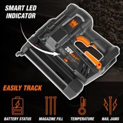 WEN 20512 20V Max Cordless 18-Gauge Brad Nailer With 2.0Ah Battery And Charger(Wen 20512 20v Max Cordless 18 Gauge Brad Nailer With 2ah Battery And Charger) -Family Tools Store 20512.pt05