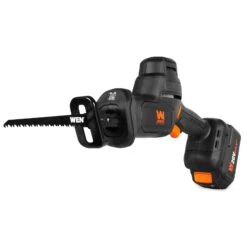 WEN 20631 20V Max Cordless Reciprocating Saw, Brushless Compact One-Handed Design With 4.0 Ah Lithium-Ion Battery And Charger(Wen 20631 20v Max Cordless Reciprocating Saw Brushless Compact One Handed Design With 4 0 Ah Lithium Ion Battery And Charger)