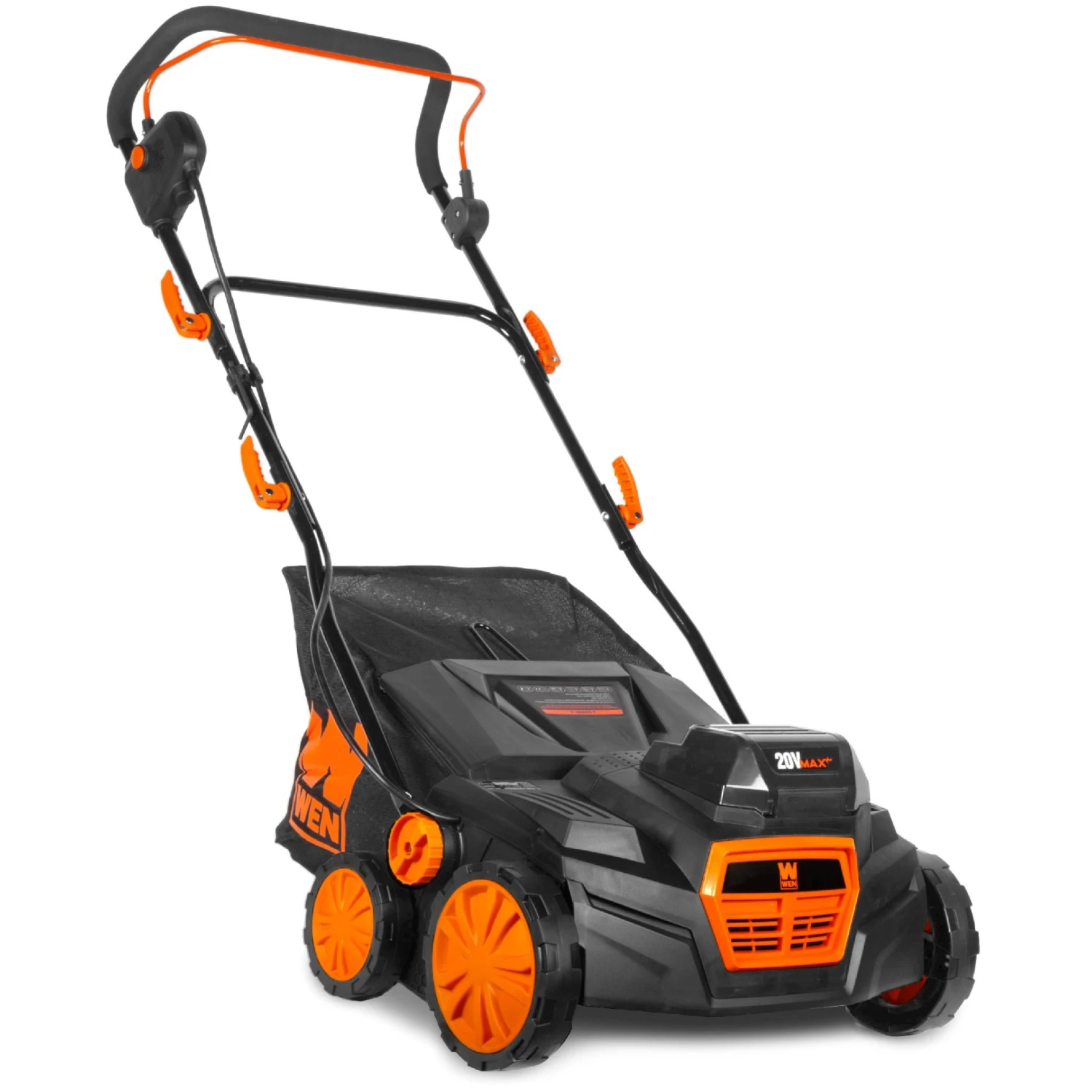 WEN 20716 20V Max Cordless 15-Inch 2-in-1 Brushless Electric Dethatcher And Scarifier With Collection Bag(Wen 20716 20v Max Cordless 15 Inch 2 In 1 Brushless Electric Dethatcher And Scarifier With Collection Bag) 2 WEN 20716 20V Max Cordless 15-Inch 2-in-1 Brushless Electric Dethatcher And Scarifier With Collection Bag(Wen 20716 20v Max Cordless 15 Inch 2 In 1 Brushless Electric Dethatcher And Scarifier With Collection Bag) - Image 2