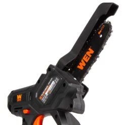 WEN 20736 20V Max Cordless Mini Chainsaw With 6-Inch Bar, 4Ah Battery And Charger(Wen 20736 20v Max Cordless Mini Chainsaw With 6 Inch Bar 4ah Battery And Charger) 8 WEN 20736 20V Max Cordless Mini Chainsaw With 6-Inch Bar, 4Ah Battery And Charger(Wen 20736 20v Max Cordless Mini Chainsaw With 6 Inch Bar 4ah Battery And Charger) -Family Tools Store 20736.pt02
