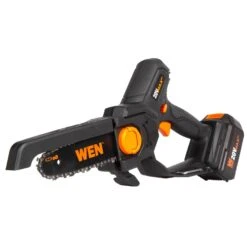 WEN 20736 20V Max Cordless Mini Chainsaw With 6-Inch Bar, 4Ah Battery And Charger(Wen 20736 20v Max Cordless Mini Chainsaw With 6 Inch Bar 4ah Battery And Charger) 9 WEN 20736 20V Max Cordless Mini Chainsaw With 6-Inch Bar, 4Ah Battery And Charger(Wen 20736 20v Max Cordless Mini Chainsaw With 6 Inch Bar 4ah Battery And Charger) -Family Tools Store 20736.pt03