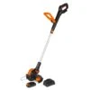 WEN 20813 20V Max Cordless 2-in-1 String Trimmer And Edger With 12-Inch Cutting Diameter, 2Ah Battery And Charger(Wen 20813 20v Max Cordless 2 In 1 String Trimmer And Edger With 12 Inch Cutting Diameter 2ah Battery And Charger)