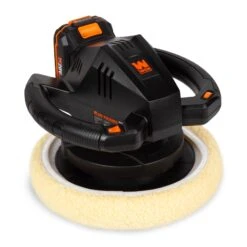 WEN 20870 20V Max Cordless 10-Inch Random Orbital Polisher And Waxer Kit With 2Ah Battery, Charger, And Bonnets(Wen 20870 20v Max Cordless 10 Inch Random Orbital Polisher And Waxer Kit With 2ah Battery Charger And Bonnets)