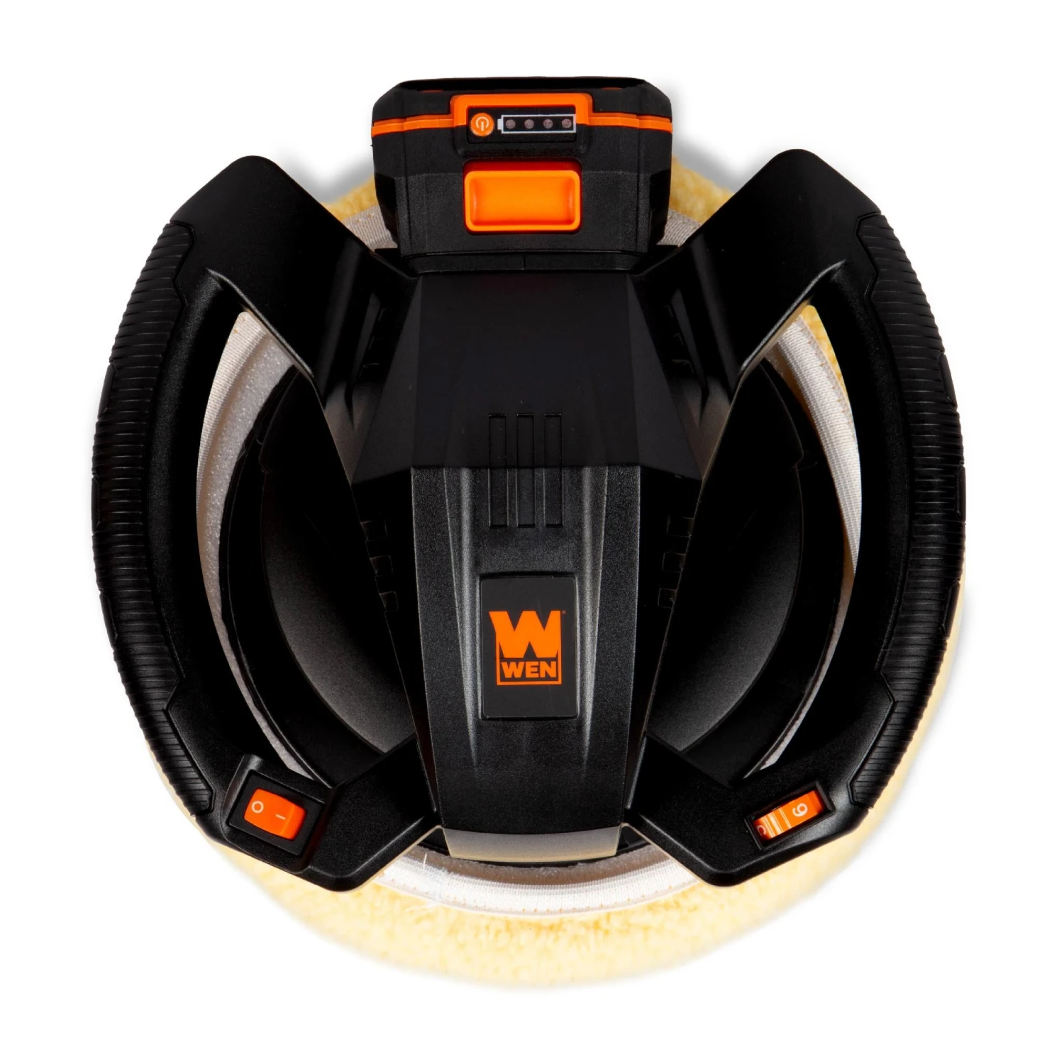 WEN 20870 20V Max Cordless 10-Inch Random Orbital Polisher And Waxer Kit With 2Ah Battery, Charger, And Bonnets(Wen 20870 20v Max Cordless 10 Inch Random Orbital Polisher And Waxer Kit With 2ah Battery Charger And Bonnets) 3 WEN 20870 20V Max Cordless 10-Inch Random Orbital Polisher And Waxer Kit With 2Ah Battery, Charger, And Bonnets(Wen 20870 20v Max Cordless 10 Inch Random Orbital Polisher And Waxer Kit With 2ah Battery Charger And Bonnets) - Image 3