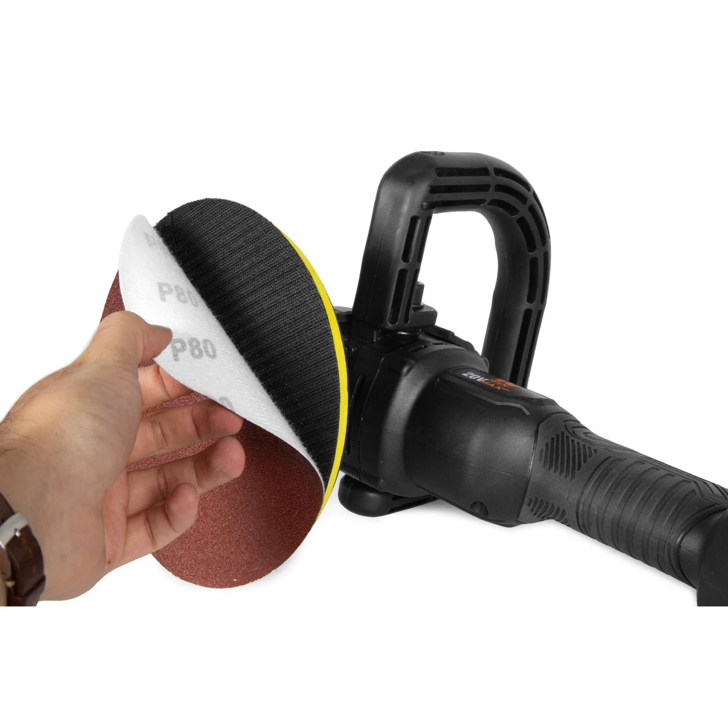 WEN 20877 20V Max Cordless 7-Inch Variable Speed Rotary Polisher And Waxer Kit With 4Ah Battery, Charger, And Polishing Pads(Wen 20877 20v Max Cordless 7 Inch Variable Speed Rotary Polisher And Waxer Kit With 4ah Battery Charger And Polishing Pads) 3 WEN 20877 20V Max Cordless 7-Inch Variable Speed Rotary Polisher And Waxer Kit With 4Ah Battery, Charger, And Polishing Pads(Wen 20877 20v Max Cordless 7 Inch Variable Speed Rotary Polisher And Waxer Kit With 4ah Battery Charger And Polishing Pads) - Image 3