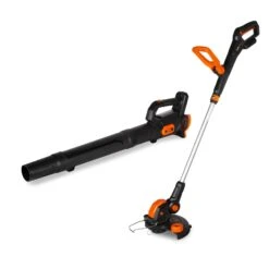 WEN 20VK2LBT 20V Max Cordless String Trimmer And Leaf Blower Combo Kit With 4Ah Battery And Charger(Wen 20vk2lbt 20v Max Cordless String Trimmer And Leaf Blower Combo Kit With 4ah Battery And Charger)