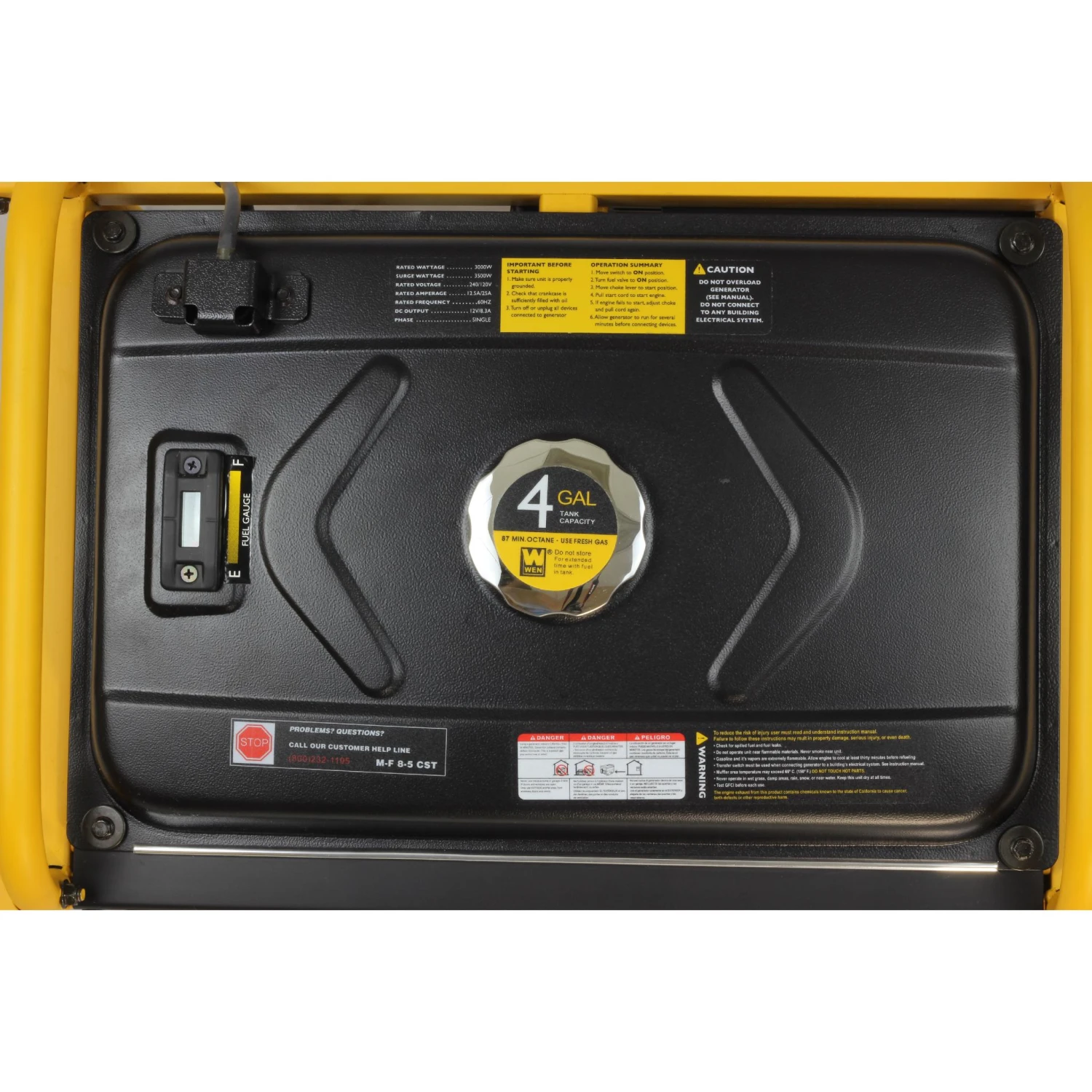 WEN 56352 3500 Watt Generator(Wen 3500 Watt Generator 56352) 6 WEN 56352 3500 Watt Generator(Wen 3500 Watt Generator 56352) - Image 6