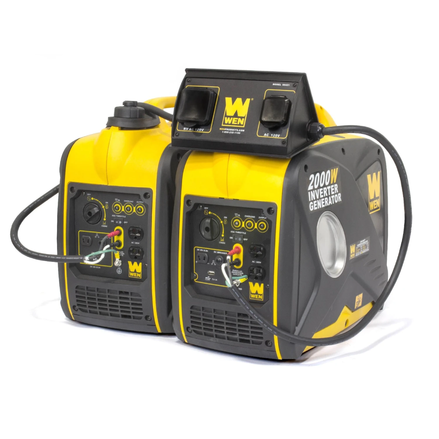 WEN 56421 30-Amp 3600-Watt Parallel Connection Kit For Inverter Generators(Wen Inverter Generator Parallel Kit 56421) 3 WEN 56421 30-Amp 3600-Watt Parallel Connection Kit For Inverter Generators(Wen Inverter Generator Parallel Kit 56421) - Image 3