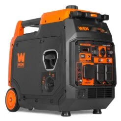 WEN 56477i Quiet And Lightweight 4800-Watt RV-Ready Portable Inverter Generator With Fuel Shut Off(Wen 56477i 4800 Watt Portable Inverter Generator Rv Ready Quiet And Lightweight With Fuel Shut Off)
