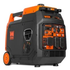WEN 56480iX Quiet And Lightweight 4800-Watt RV-Ready Electric Start Portable Inverter Generator With Fuel Shut Off And CO Watchdog(Wen 56480ix 4800 Watt Portable Inverter Generator Electric Start Rv Ready Quiet And Lightweight With Fuel Shut Off And Co Watchdog)