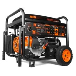 WEN DF1200X 12000-Watt 120-Volt/240-Volt Dual Fuel Transfer-Switch Ready Electric Start Portable Generator With Wheel Kit And CO Shutdown Sensor(Wen Df1200x 12000 Watt 120 Volt 240 Volt Dual Fuel Transfer Switch Ready Electric Start Portable Generator With Wheel Kit And Co Shutdown Sensor)