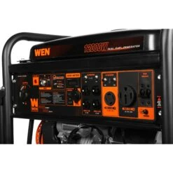 WEN DF1200X 12000-Watt 120-Volt/240-Volt Dual Fuel Transfer-Switch Ready Electric Start Portable Generator With Wheel Kit And CO Shutdown Sensor(Wen Df1200x 12000 Watt 120 Volt 240 Volt Dual Fuel Transfer Switch Ready Electric Start Portable Generator With Wheel Kit And Co Shutdown Sensor) -Family Tools Store DF1200X.pt02