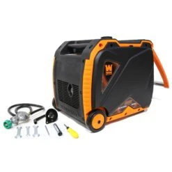 WEN DF400iX Super Quiet 4000-Watt Dual Fuel RV-Ready Electric Start Portable Inverter Generator With Fuel Shut-Off And CO Shutdown Sensor(Wen Df400ix Super Quiet 4000 Watt Dual Fuel Rv Ready Electric Start Portable Inverter Generator With Fuel Shut Off And Co Shutdown Sensor) -Family Tools Store DF400iX.pt07