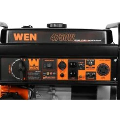 WEN DF472X 4,750-Watt 120V/240V Dual Fuel Portable Generator With CO Watchdog(Wen Df472x 4750 Watt 120 Volt 240 Volt Dual Fuel Portable Generator With Co Shutdown Sensor) -Family Tools Store DF472X.pt02