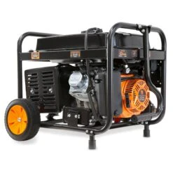 WEN DF475X 4,750-Watt 120V/240V Dual Fuel Portable Generator With Wheel Kit, Electric Start, And CO Watchdog(Wen Df475x 4750 Watt 120 Volt 240 Volt Dual Fuel Electric Start Portable Generator With Wheel Kit And Co Shutdown Sensor) -Family Tools Store DF475X.pt01