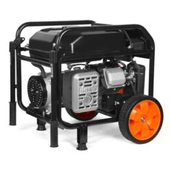 WEN GN5602X 5,600-Watt Portable Generator With Wheel Kit, Electric Start, 224cc, Transfer-Switch, RV-Ready, And CO Watchdog(Wen 5600 Watt Portable Generator Electric Start 224cc Transfer Switch And Rv Ready With Co Shutdown Sensor Gn5602x) -Family Tools Store GN5602X.pt05