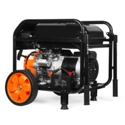 WEN GN5602X 5,600-Watt Portable Generator With Wheel Kit, Electric Start, 224cc, Transfer-Switch, RV-Ready, And CO Watchdog(Wen 5600 Watt Portable Generator Electric Start 224cc Transfer Switch And Rv Ready With Co Shutdown Sensor Gn5602x) -Family Tools Store GN5602X.pt09