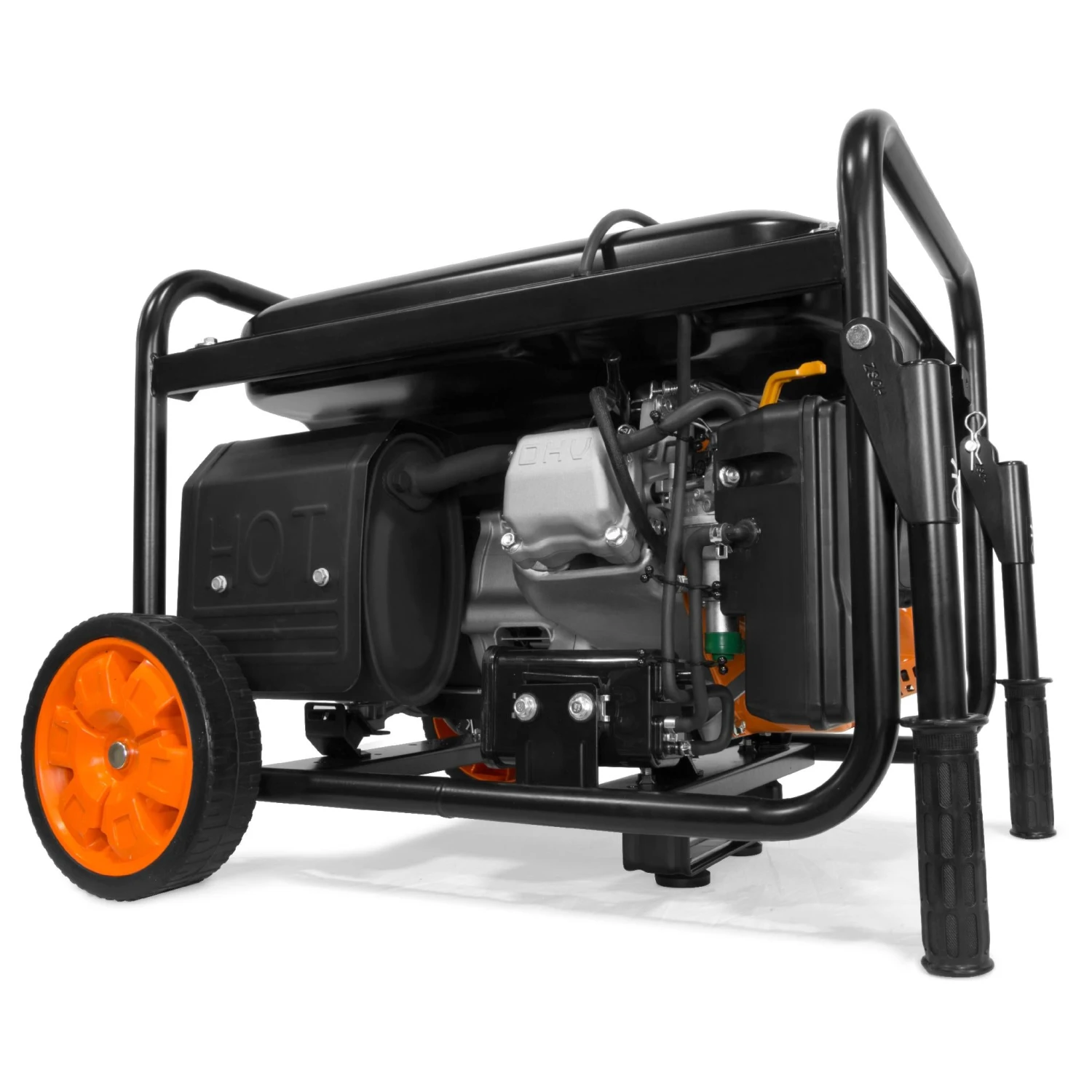 WEN GN6000 6000-Watt RV-Ready Portable Generator With Wheel Kit, CARB Compliant(6000 Watt Rv Ready Portable Generator With Wheel Kit Carb Compliant) 2 WEN GN6000 6000-Watt RV-Ready Portable Generator With Wheel Kit, CARB Compliant(6000 Watt Rv Ready Portable Generator With Wheel Kit Carb Compliant) - Image 2