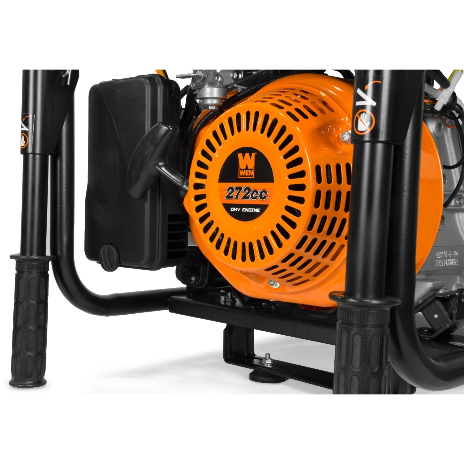 WEN GN6000 6000-Watt RV-Ready Portable Generator With Wheel Kit, CARB Compliant(6000 Watt Rv Ready Portable Generator With Wheel Kit Carb Compliant) 7 WEN GN6000 6000-Watt RV-Ready Portable Generator With Wheel Kit, CARB Compliant(6000 Watt Rv Ready Portable Generator With Wheel Kit Carb Compliant) - Image 7