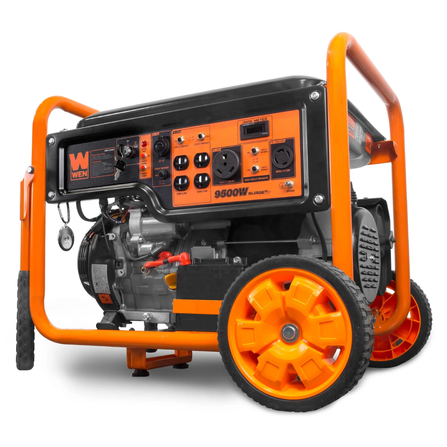 WEN GN9500 9500-Watt 420cc Transfer Switch And RV Ready 120V/240V Portable Generator With Remote Electric Start, CARB Compliant(9500 Watt 420cc Transfer Switch And Rv Ready 120v 240v Portable Generator With Remote Electric Start Carb Compliant) 2 WEN GN9500 9500-Watt 420cc Transfer Switch And RV Ready 120V/240V Portable Generator With Remote Electric Start, CARB Compliant(9500 Watt 420cc Transfer Switch And Rv Ready 120v 240v Portable Generator With Remote Electric Start Carb Compliant) - Image 2