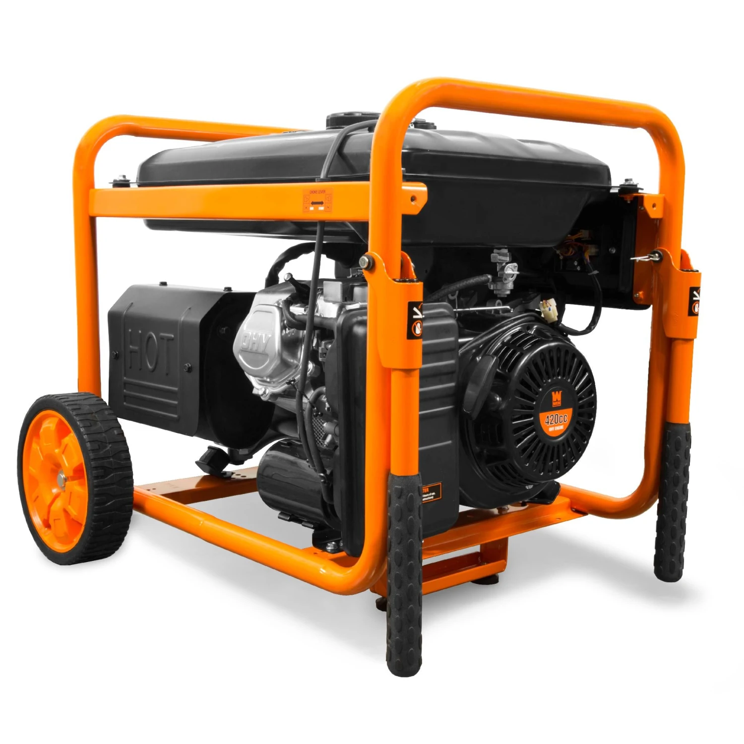 WEN GN9500 9500-Watt 420cc Transfer Switch And RV Ready 120V/240V Portable Generator With Remote Electric Start, CARB Compliant(9500 Watt 420cc Transfer Switch And Rv Ready 120v 240v Portable Generator With Remote Electric Start Carb Compliant) 3 WEN GN9500 9500-Watt 420cc Transfer Switch And RV Ready 120V/240V Portable Generator With Remote Electric Start, CARB Compliant(9500 Watt 420cc Transfer Switch And Rv Ready 120v 240v Portable Generator With Remote Electric Start Carb Compliant) - Image 3