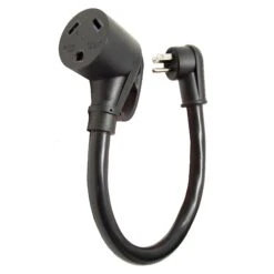 WEN PC3012 120V 15-Amp 1800-Watt Generator To RV Adapter Cord (5-15P To TT-30R)(120v 15 Amp 1800 Watt Generator To Rv Adapter Cord 5 15p To Tt 30r)