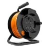 WEN PC5043R 50 Ft. 14-Gauge Heavy-Duty SJTW Outdoor 14/3 Extension Cord Reel With NEMA 5-15R Light-Up Power Outlet(Wen Pc5043r 50 Ft 14 Gauge Heavy Duty Sjtw Outdoor 14 3 Extension Cord Reel)