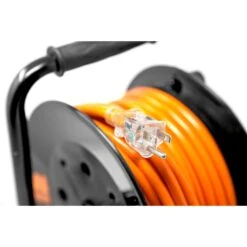 WEN PC5043R 50 Ft. 14-Gauge Heavy-Duty SJTW Outdoor 14/3 Extension Cord Reel With NEMA 5-15R Light-Up Power Outlet(Wen Pc5043r 50 Ft 14 Gauge Heavy Duty Sjtw Outdoor 14 3 Extension Cord Reel) -Family Tools Store PC5043R.pt02 ad852800 ce32 44b1 b809 2d659239de6c