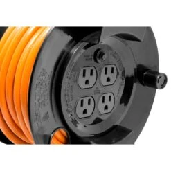WEN PC5043R 50 Ft. 14-Gauge Heavy-Duty SJTW Outdoor 14/3 Extension Cord Reel With NEMA 5-15R Light-Up Power Outlet(Wen Pc5043r 50 Ft 14 Gauge Heavy Duty Sjtw Outdoor 14 3 Extension Cord Reel) -Family Tools Store PC5043R.pt03 20854a73 e4b7 4282 9d38 6887f3a0b37d