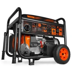 WEN TF1450 14500-Watt 120V/240V Tri-Fuel Generator, Transfer-Switch Ready With Electric Start And Wheel Kit(Wen Tf1450 14500 Watt 120v 240v Tri Fuel Generator Transfer Switch Ready With Electric Start And Wheel Kit)
